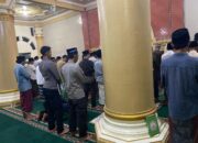 pengamanan, polisi, sekotong, masjid, lalu lintas, tarawih, ramadhan, ibadah, keamanan, kondusif