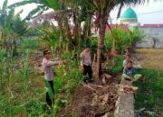 polsek, labuapi, polri, petani, pertanian, dukungan, program, pemerintah, bhabinkamtibmas, sinergi