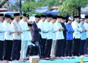 Wakapolri dan PJU Polri Laksanakan Salat Ied di Lapangan Bhayangkara