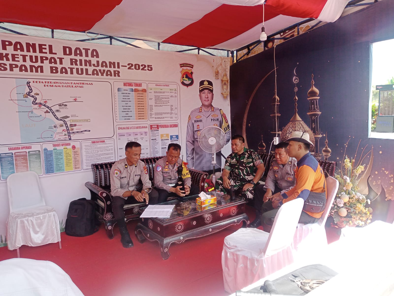 Polda NTB Pantau Pospam Batulayar, Waspada dan Disiplin Ditekankan