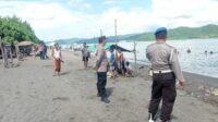 Keamanan Pantai Cemare Dijaga Ketat, Polsek Lembar Lakukan Patroli Rutin