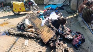 Rumah Warga di Lembar Selatan Ludes Dilalap Api, Kerugian Ditaksir Capai Puluhan Juta Rupiah