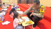 Lomba Mewarnai Meriahkan Hari Bhayangkara di Polres Lombok Barat