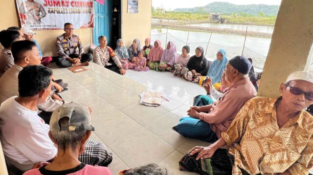 Jumat Curhat di Empol, Polisi Dukung Warga Kembangkan Budidaya Kepiting